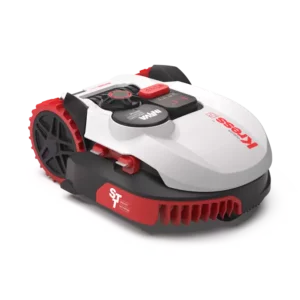 Kress KR101E Mission Nano 600 robotic lawn mower for compact gardens with boundary wire navigation