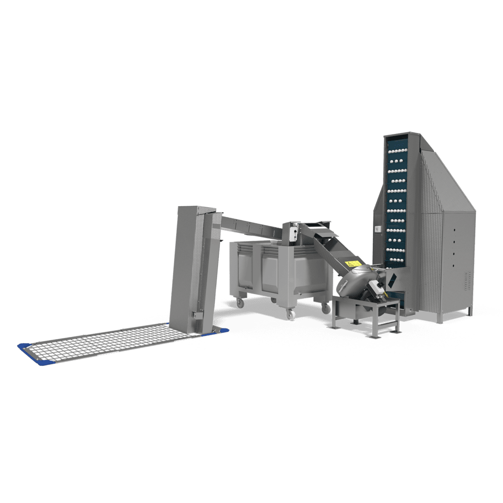 Range Servant Ditch System for Robotic Ball Pickers